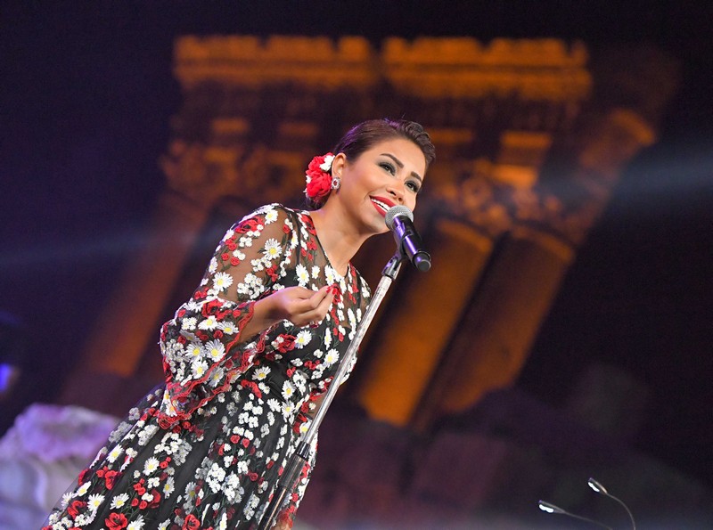 Sherine Abdel Wahab at Baalbeck Festival